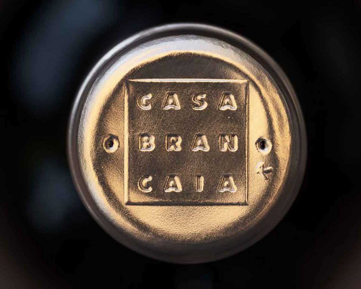 Brancaia wine bottle capsule